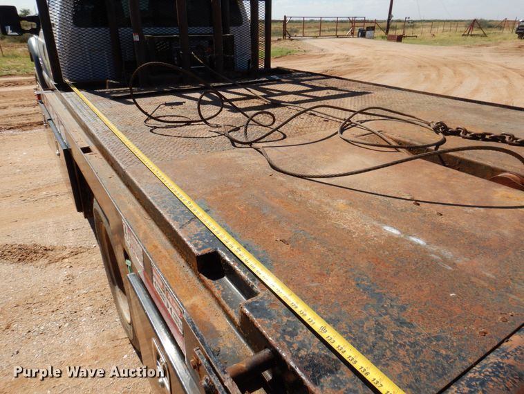 image for item DR2078 2014 Ford F550 Super Duty  Crew Cab flatbed truck