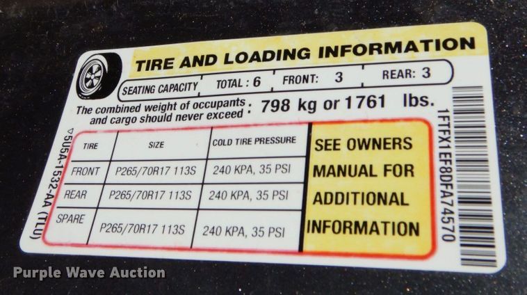 image for item DR2079 2013 Ford F150  SuperCab pickup truck