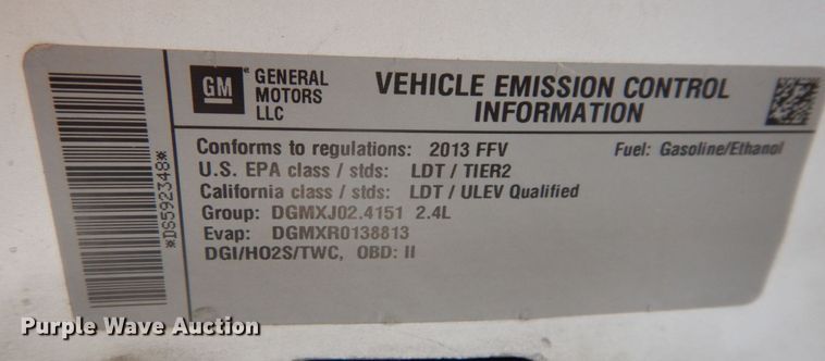 image for item DS1467 2013 Chevrolet Captiva Sport LTZ  SUV