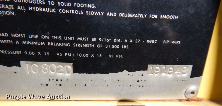 image for item DS1495 Broderson IC-80-2D  crane