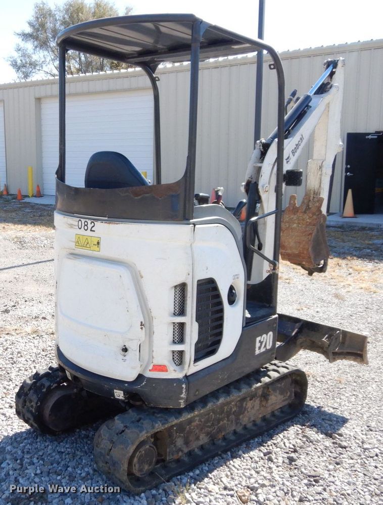 image for item DS1496 2015 Bobcat E20  mini excavator