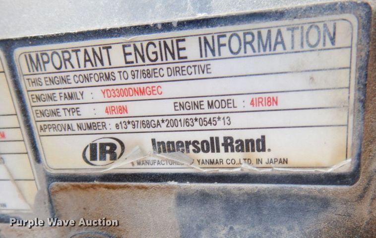 image for item DS1507 Ingersoll Rand  air compressor