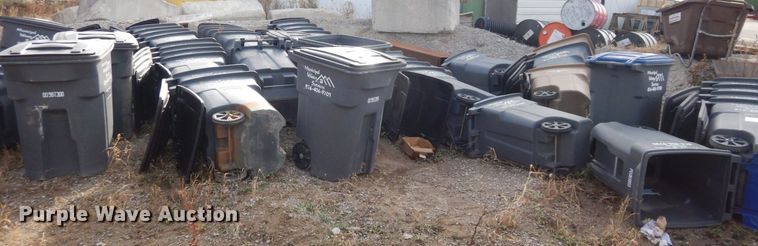 image for item DS1533 Approximately 50 Toter trash cans