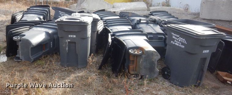 image for item DS1533 Approximately 50 Toter trash cans