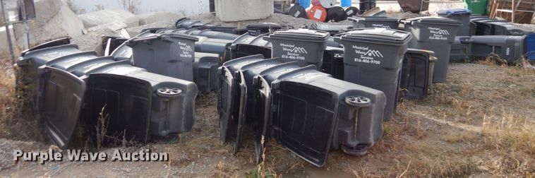 image for item DS1533 Approximately 50 Toter trash cans