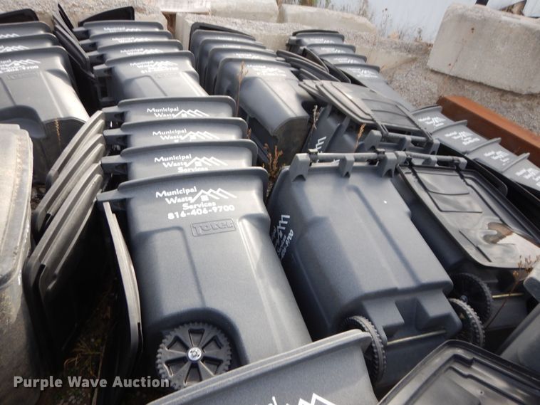 image for item DS1533 Approximately 50 Toter trash cans
