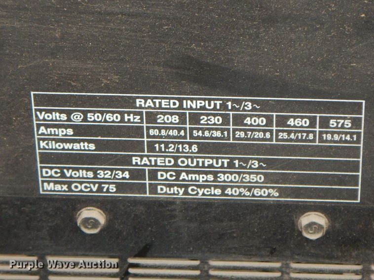 image for item HF9415 Miller XMT350  welder