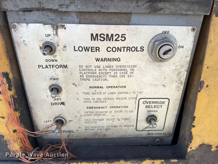 image for item HF9459 Manlift MSM25  scissor lift