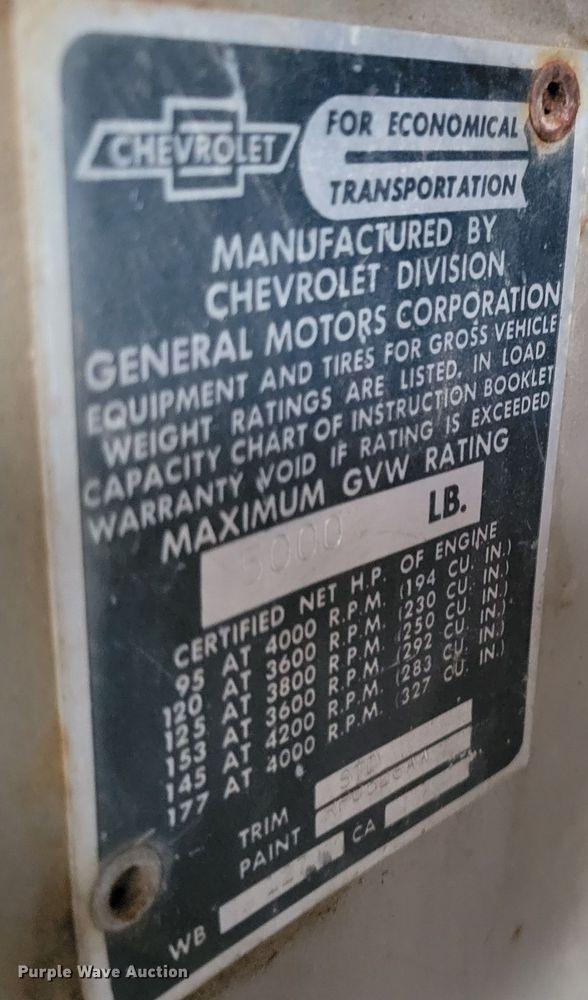 image for item JY9966 1966 Chevrolet C10  pickup truck