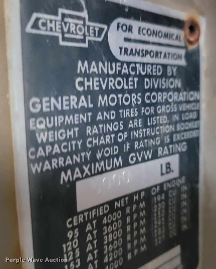 image for item JY9966 1966 Chevrolet C10  pickup truck