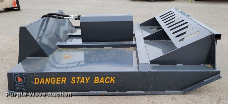 image for item JY9974 Wolverine  skid steer rotary mower