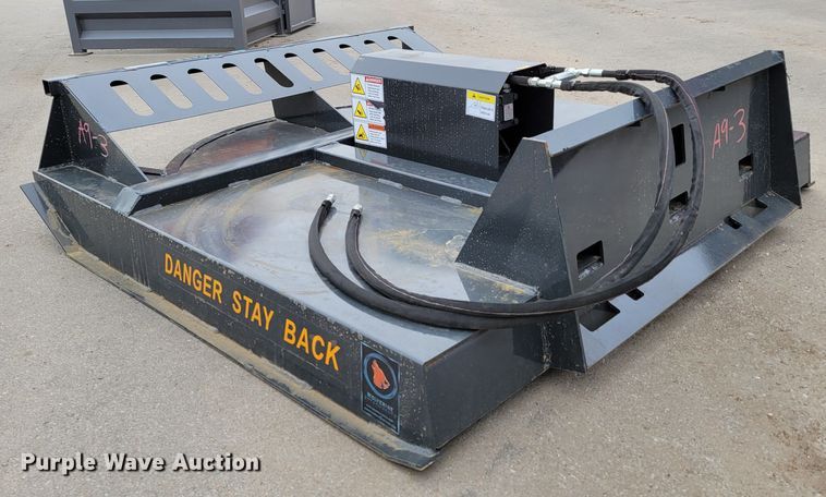 image for item JY9974 Wolverine  skid steer rotary mower