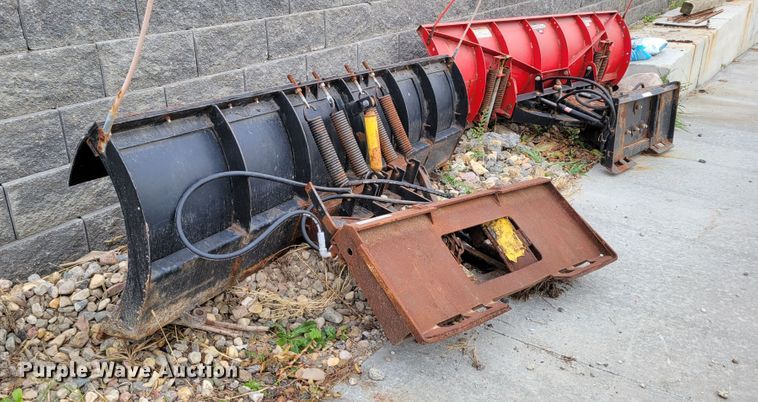 image for item JY9991 (2) Boss skid steer snow plows