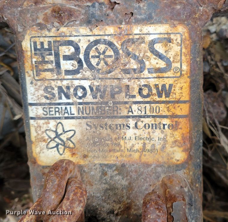 image for item JY9991 (2) Boss skid steer snow plows
