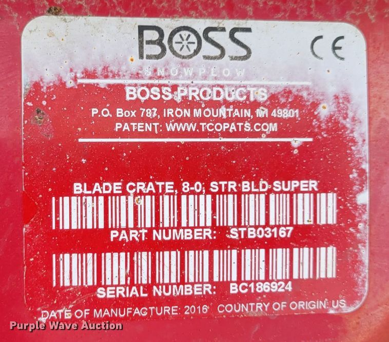 image for item JY9993 (3) Boss snow plows