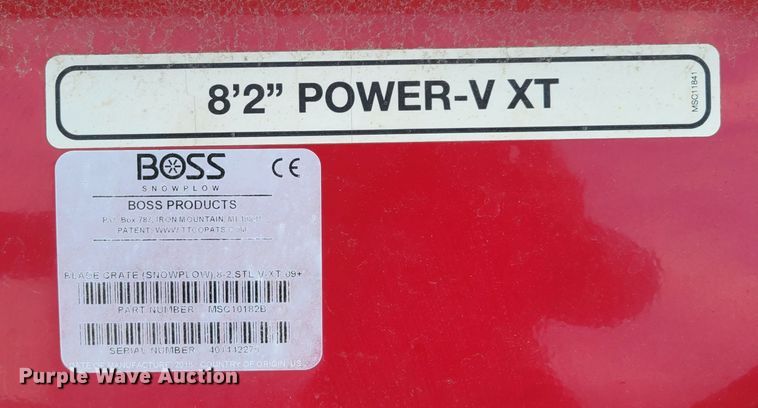 image for item JY9994 (3) Boss SmartShield Power-V XT snow plows