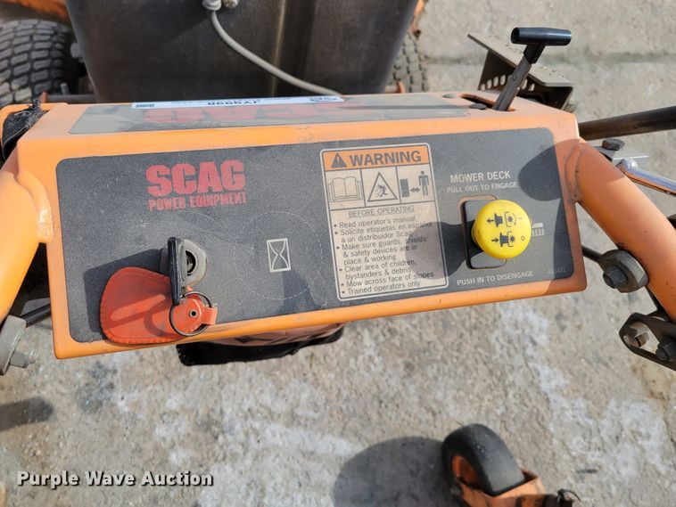 image for item JY9998 (2) Scag ZTR lawn mowers