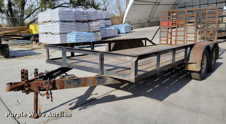 image for item JY9999 1999 Neal Manufacturing  utility trailer