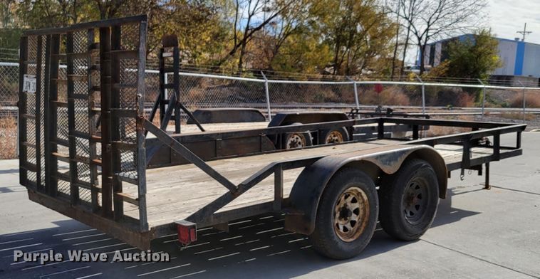 image for item JY9999 1999 Neal Manufacturing  utility trailer