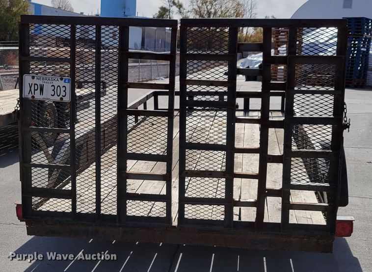 image for item JY9999 1999 Neal Manufacturing  utility trailer