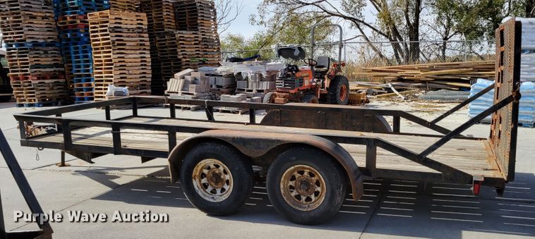 image for item JY9999 1999 Neal Manufacturing  utility trailer