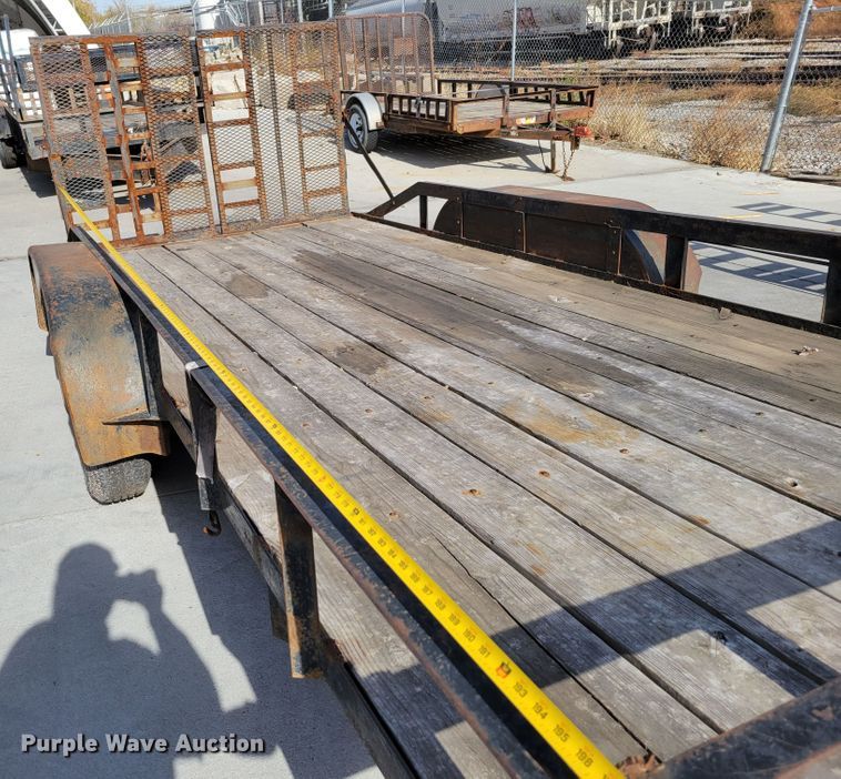 image for item JY9999 1999 Neal Manufacturing  utility trailer