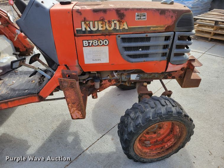 image for item JZ9003 Kubota B7800  MFWD tractor