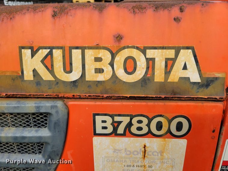 image for item JZ9003 Kubota B7800  MFWD tractor