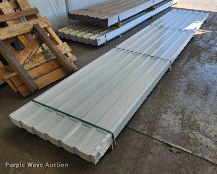image for item KC9724 (156) sheets of Doerksen Metal Components metal siding/roofing