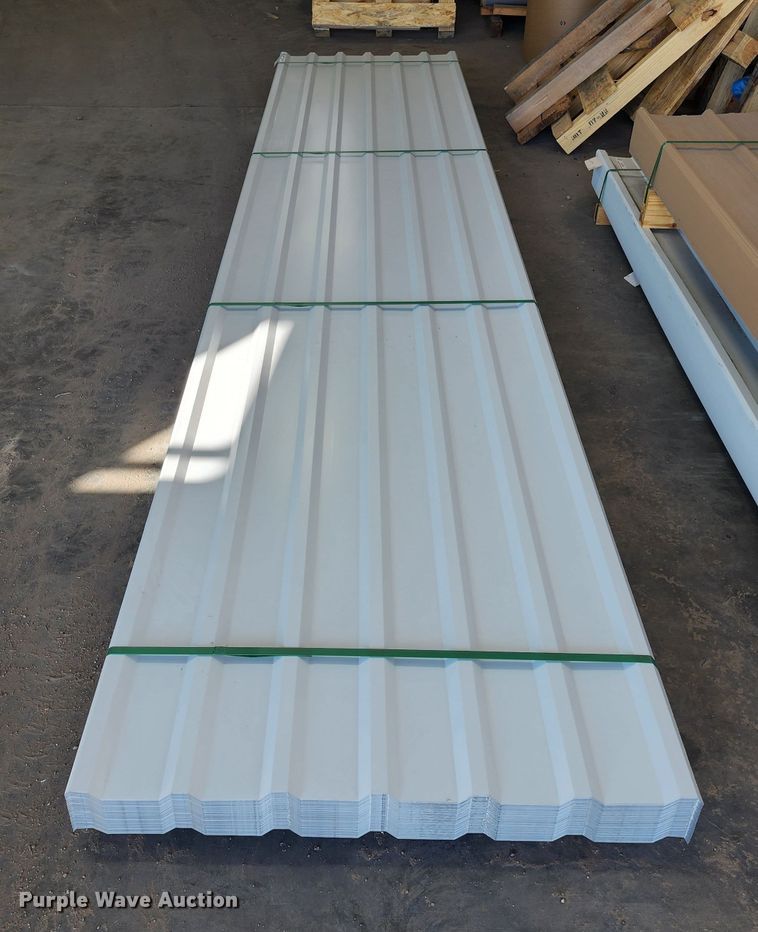 image for item KC9724 (156) sheets of Doerksen Metal Components metal siding/roofing