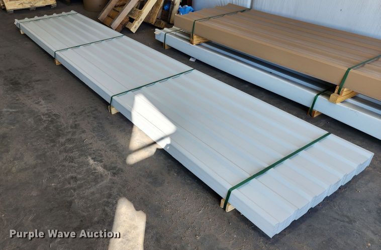 image for item KC9724 (156) sheets of Doerksen Metal Components metal siding/roofing