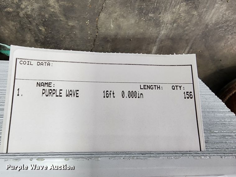 image for item KC9725 (156) sheets of Doerksen Metal Components metal siding/roofing