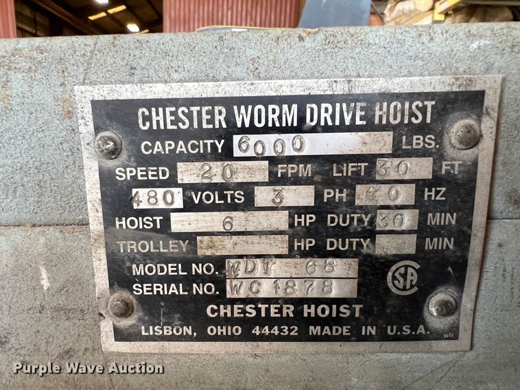 image for item KJ9108 (3) hoists