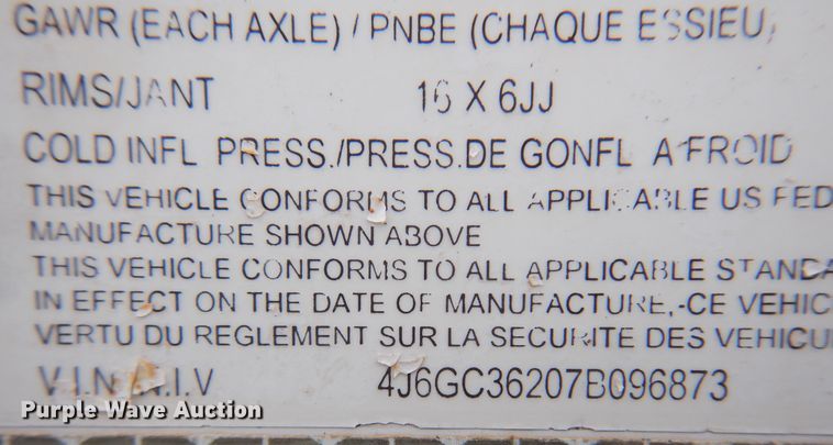 image for item KJ9132 2007 H&H  enclosed cargo trailer