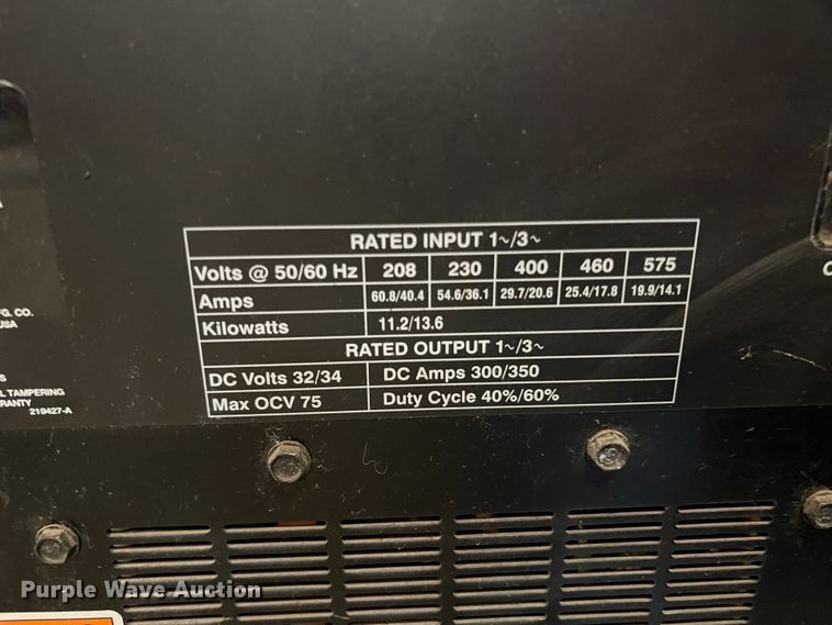 image for item KO9847 (2) Miller XMT350 welders