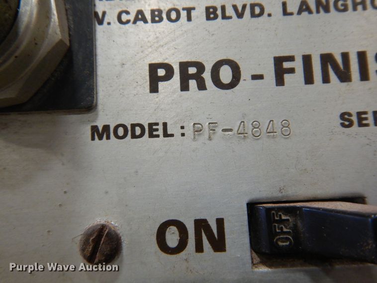 image for item KO9850 Empire PF-4848  sandblast cabinet