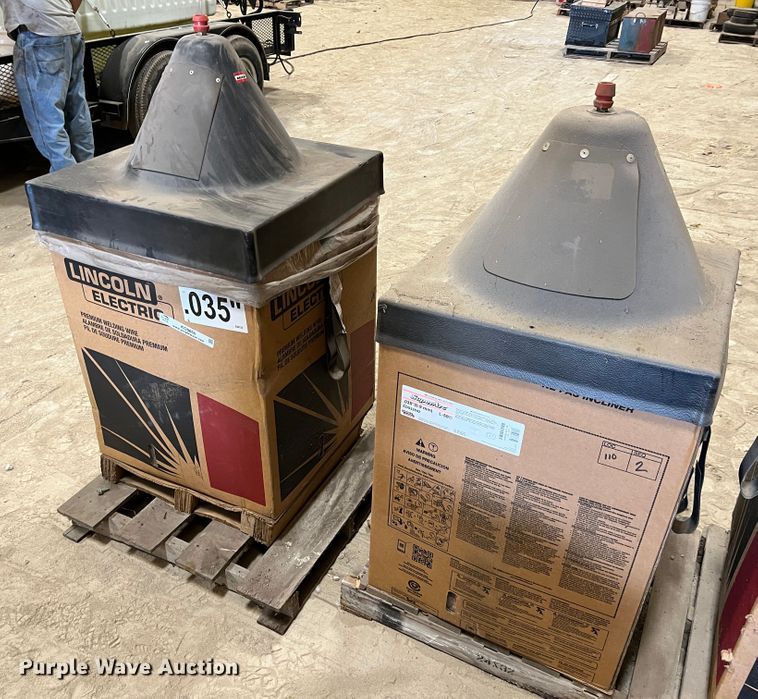 image for item KO9860 (2) boxes of Lincoln Electric SuperArc welding wire