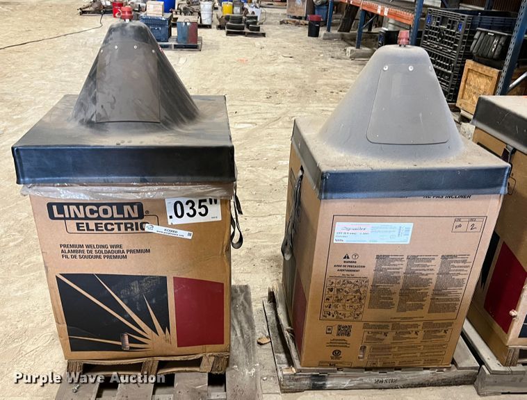 image for item KO9860 (2) boxes of Lincoln Electric SuperArc welding wire
