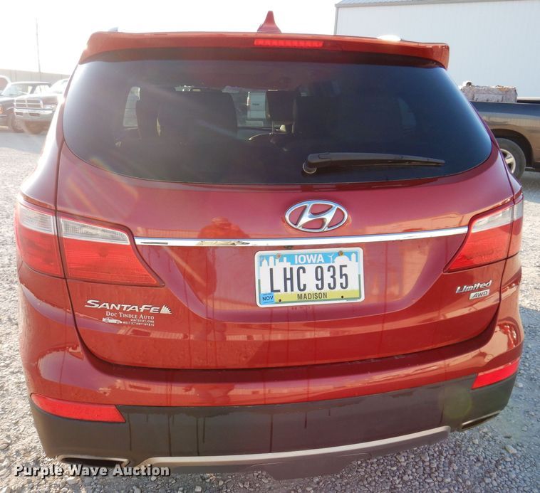 image for item KW9305 2013 Hyundai Santa Fe Limited  SUV