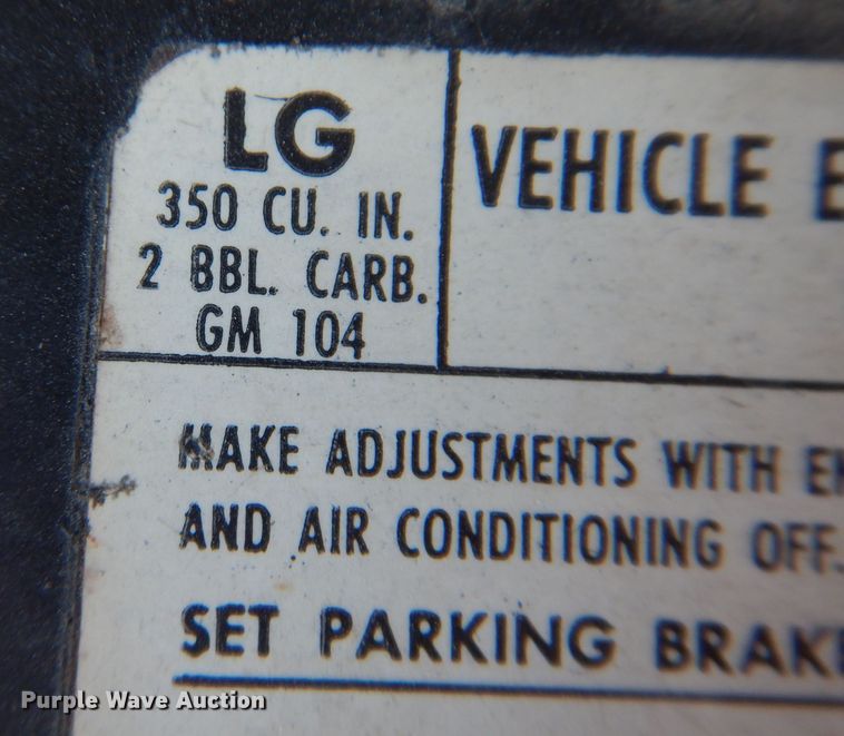 image for item KW9311 1972 GMC Sprint