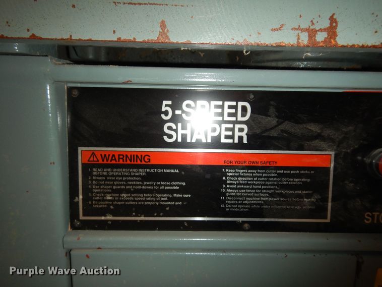 image for item LG9878 Delta 5-Speed  wood shaper