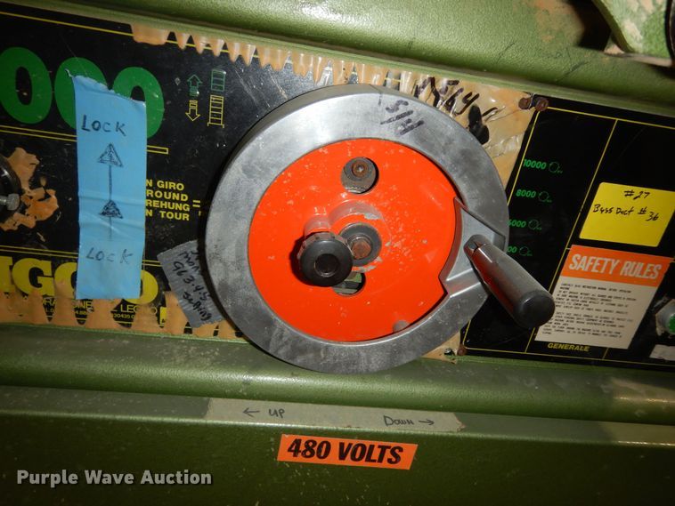 image for item LG9882 1986 Griggio TC2000  spindle shaper