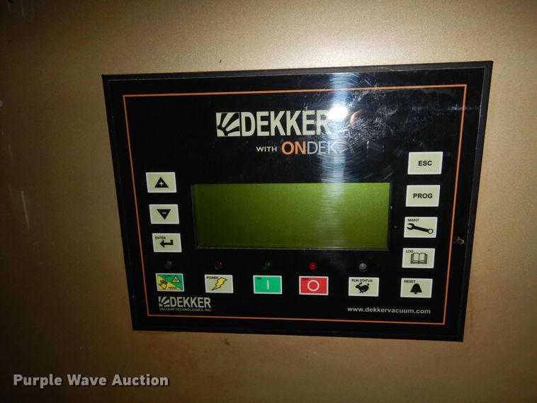 image for item LG9884 2012 Dekker VMXVFD0553KA100  vacuum pump