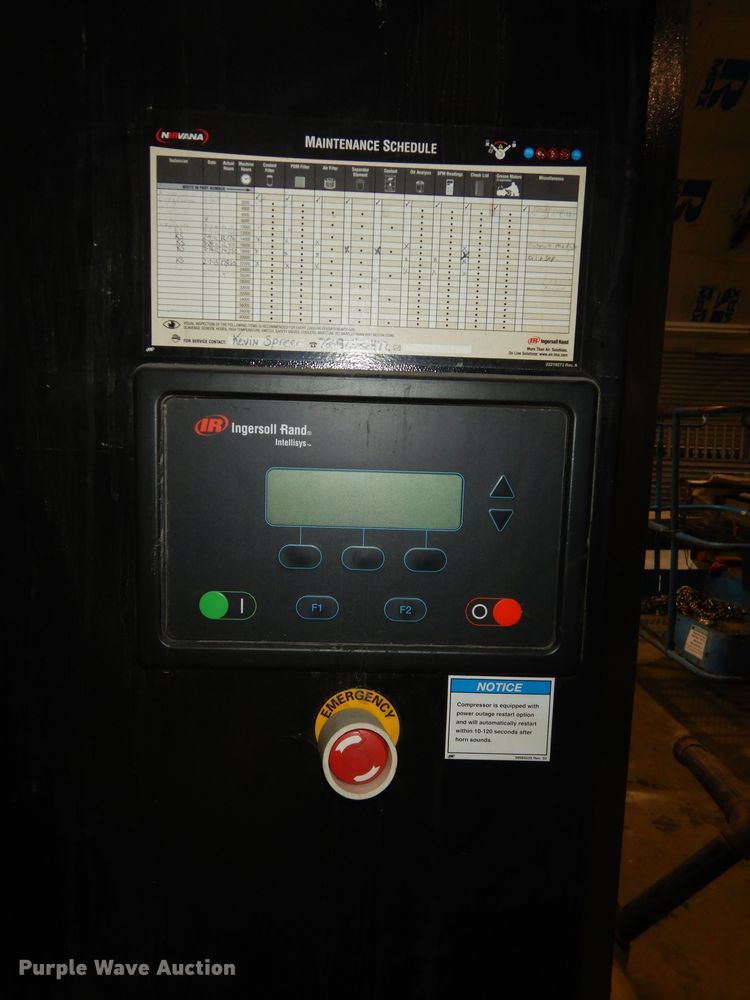 image for item LG9898 Ingersoll Rand IRN100HCC  air compressor