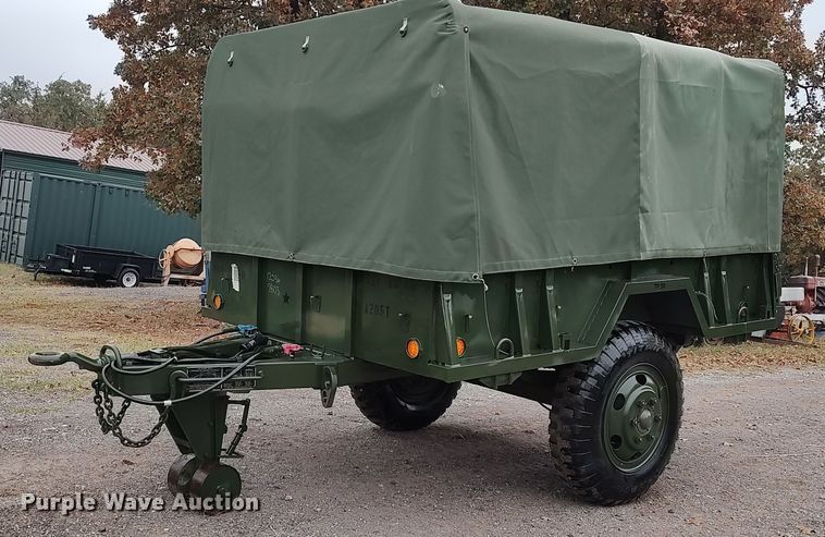 image for item LK9286 US Military  utility trailer