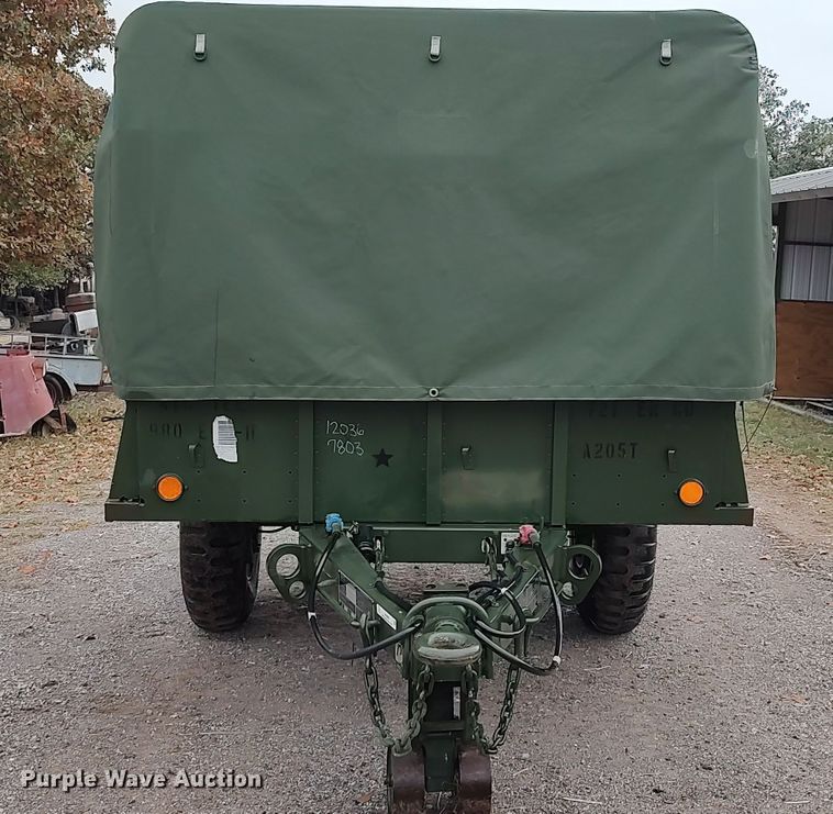image for item LK9286 US Military  utility trailer
