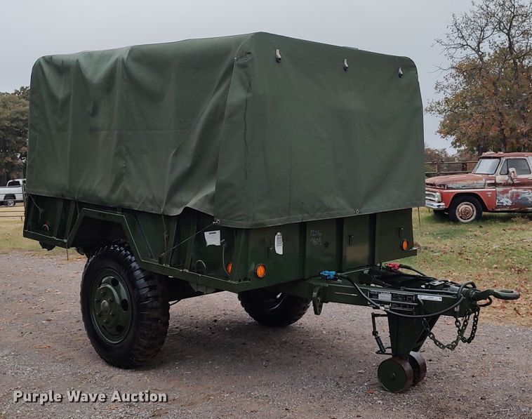 image for item LK9286 US Military  utility trailer