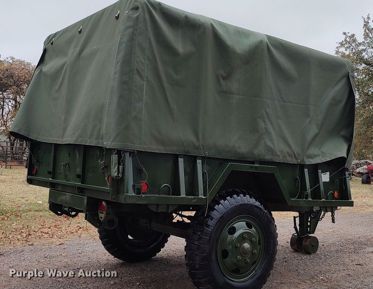 image for item LK9286 US Military  utility trailer