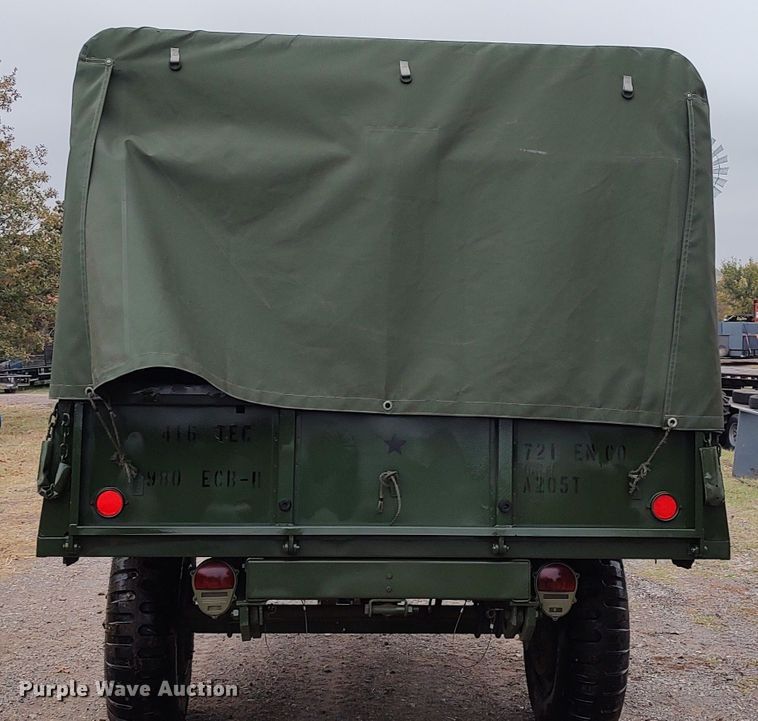 image for item LK9286 US Military  utility trailer