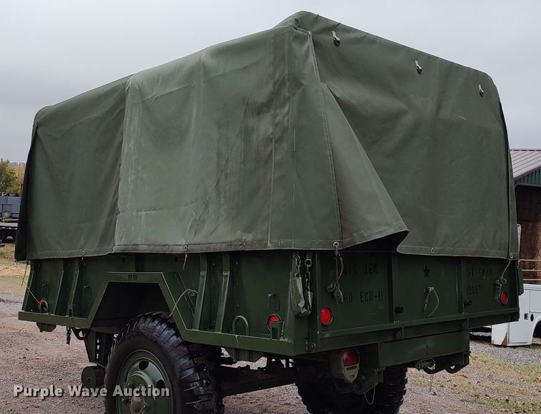 image for item LK9286 US Military  utility trailer